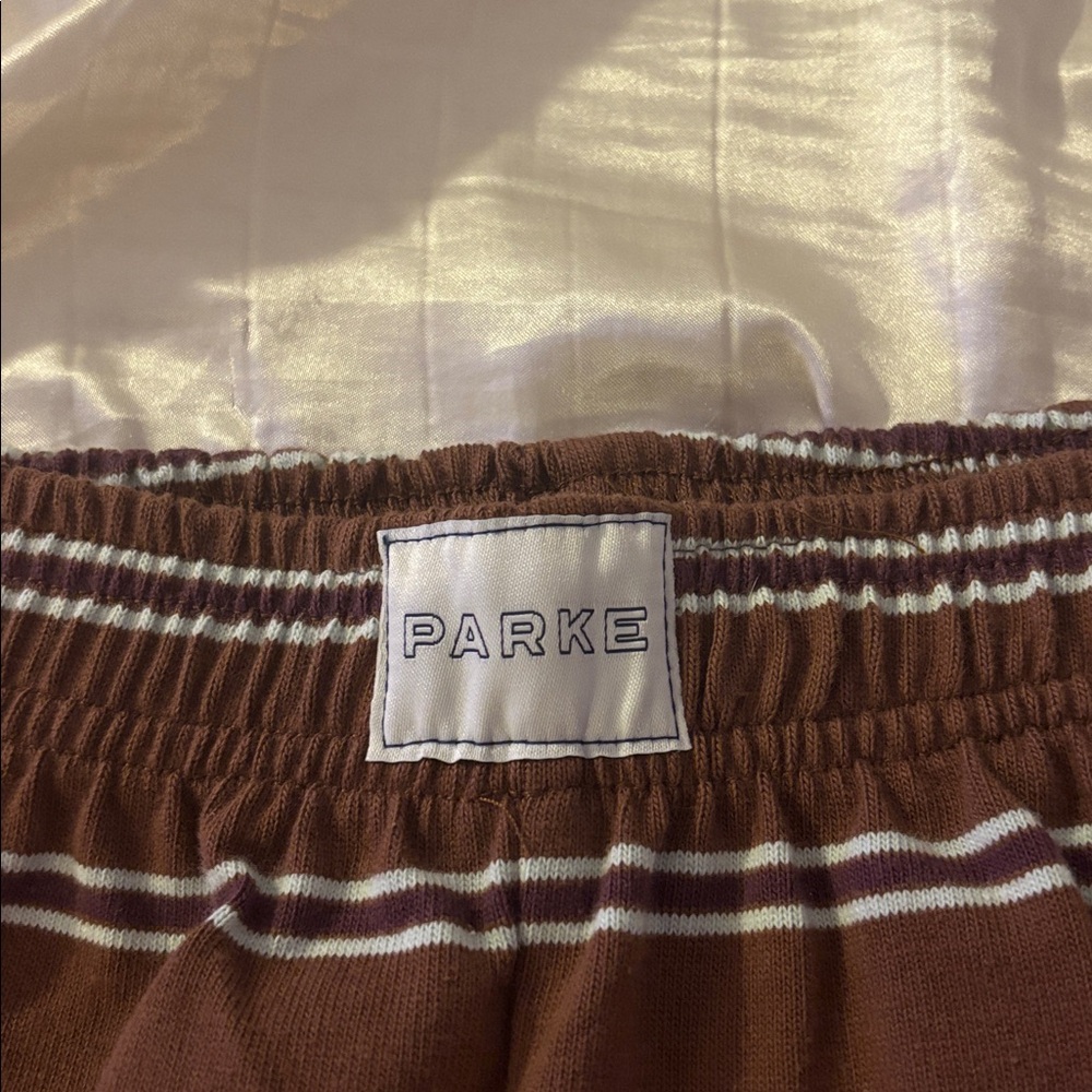PARKE Tonal Striped Boxer Pants - Picture 3 of 7